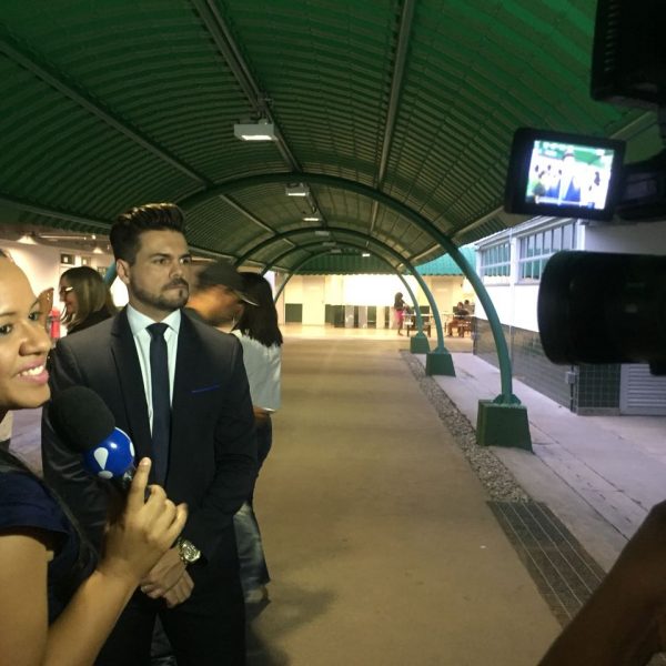 entrevista para redetv no para com janderson santos evento sebrae