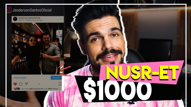 MELHOR PALESTRANTE DE VENDAS DO BRASIL EXPLICA a experiencia de ir ao restaurante NUSRET MELHOR PALESTRANTE DE VENDAS DO BRASIL EXPLICA a experiencia de ir ao restaurante NUSRET