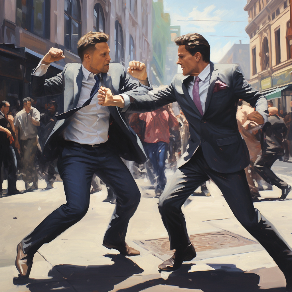 lahermandad street fight two business men 116fa1d1 fc4b 4211 8d9d dfa60513e052