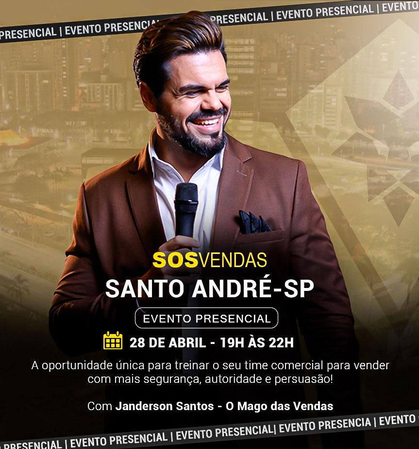 TREINAMENTO DE VENDAS COM JANDERSON SANTOS COM O MAGO DAS VENDAS EM SANTO ANDRE