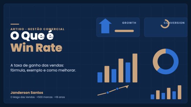 O que é win rate — a taxa de ganho em vendas
