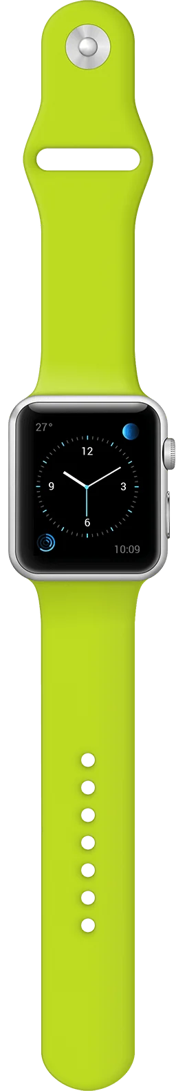 Art slider green watch
