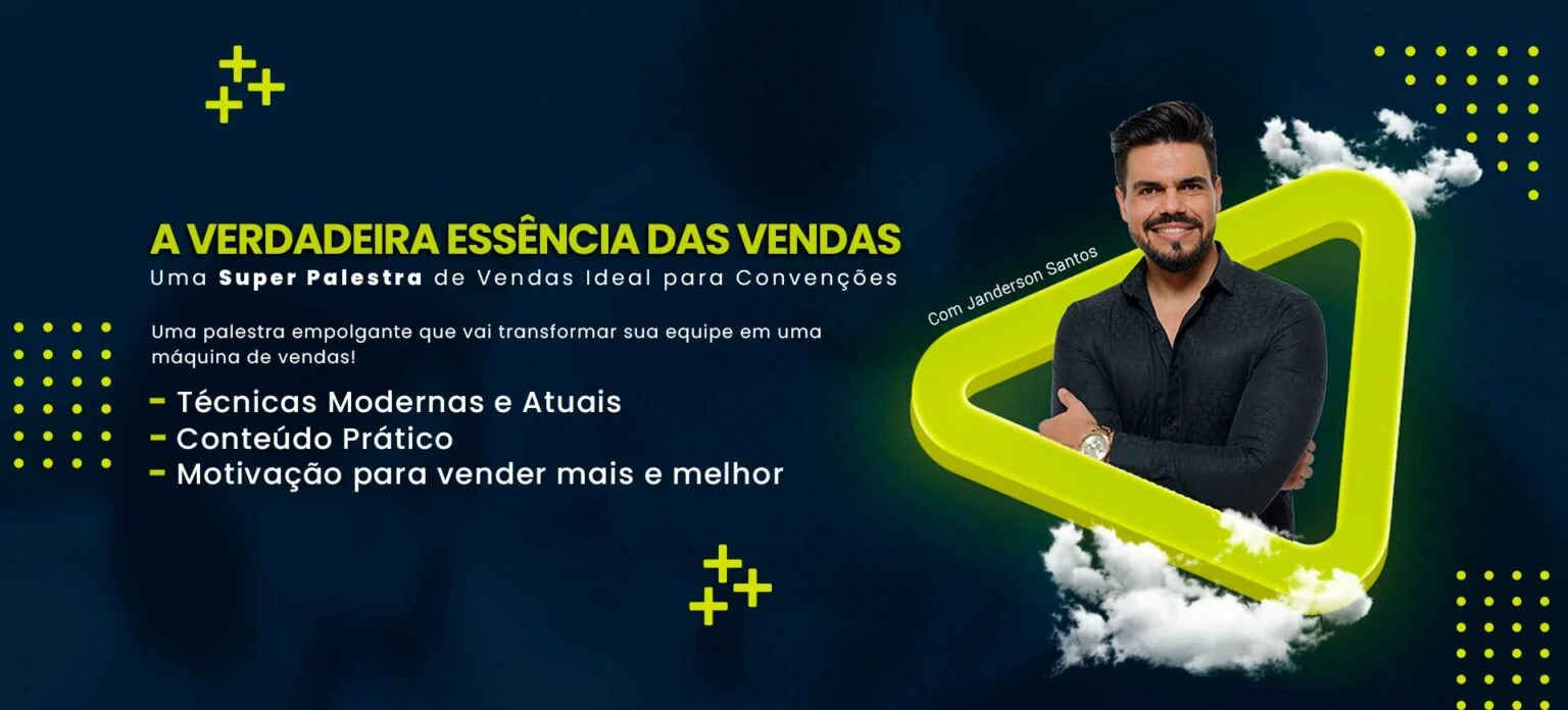 Janderson Santos, o Mago das Vendas — palestrante de vendas