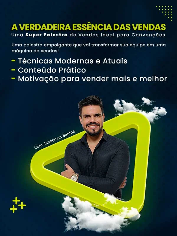 Janderson Santos, o Mago das Vendas — palestrante de vendas