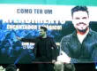 Janderson Santos, o Mago das Vendas, palestrante de vendas em um evento