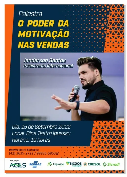 Mago das Vendas realiza palestra no dia do cliente Palestra dia do cliente no Paraná com o Mago das Vendas