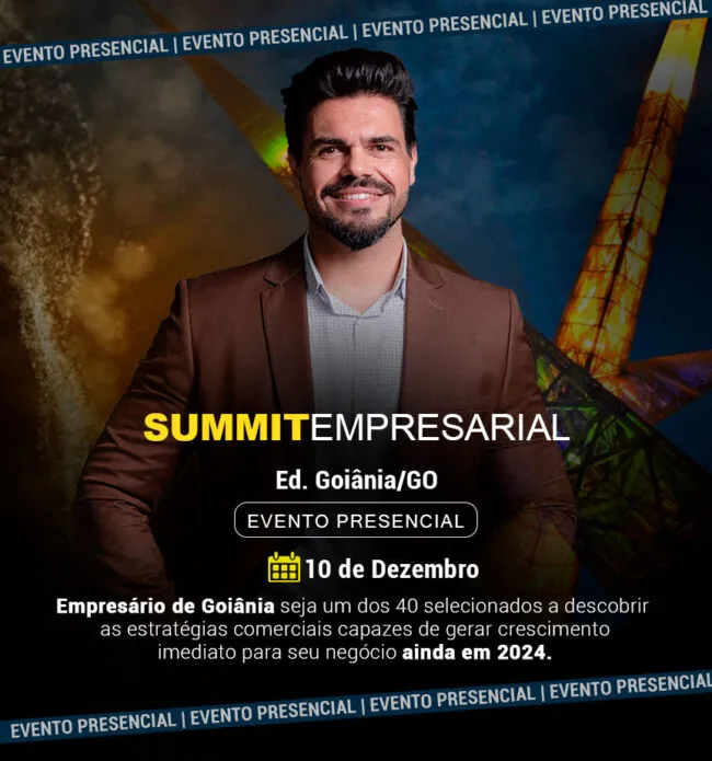 Summit Empresarial Edição Goiânia com Janderson Santos Summit Empresarial Edição Goiânia com Janderson Santos
