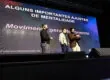 Janderson Santos no palco em Santa Catarina falando sobre ajustes de mentalidade para vendedores